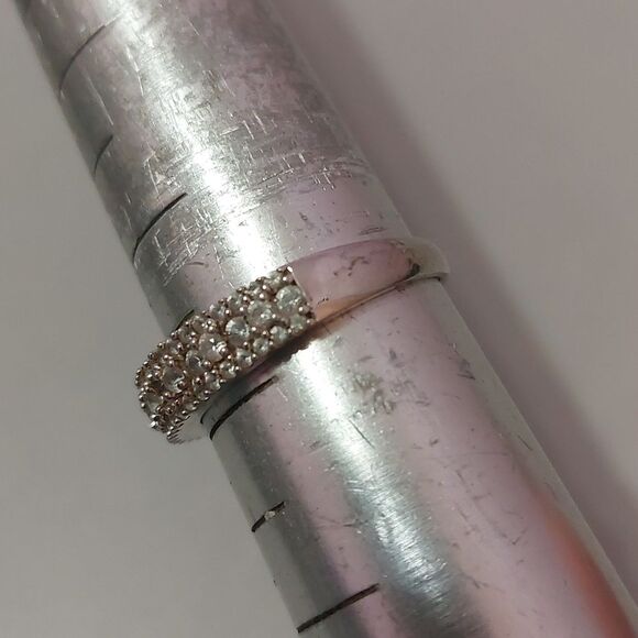 David Varsano Faux Crystals 925 Sterling Ring Size 10.75 - Picture 3 of 7